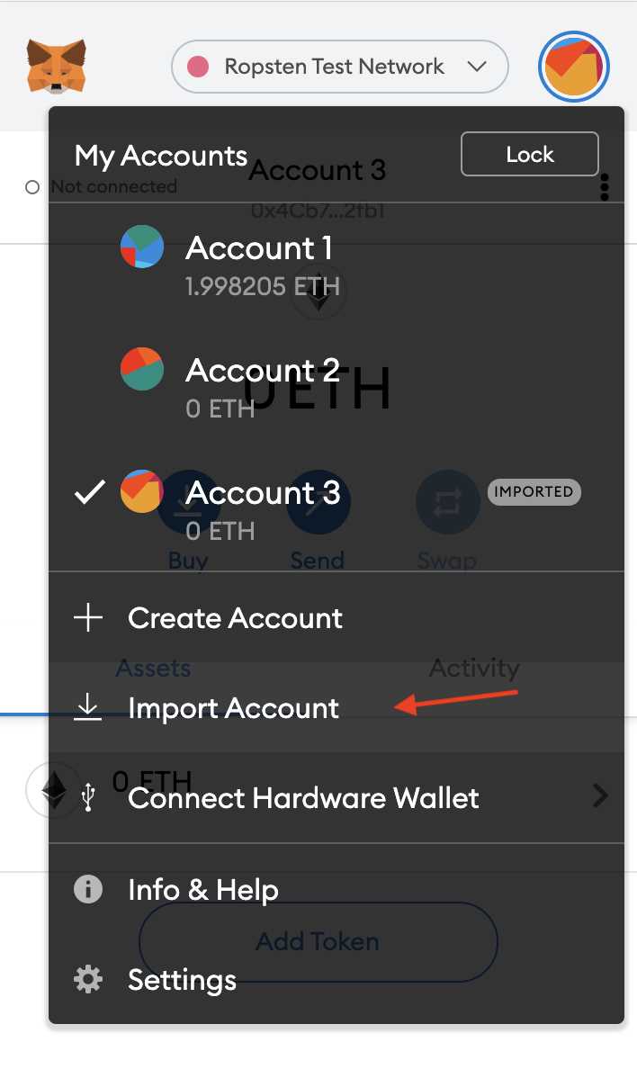 Step 3: Import Your Wallet