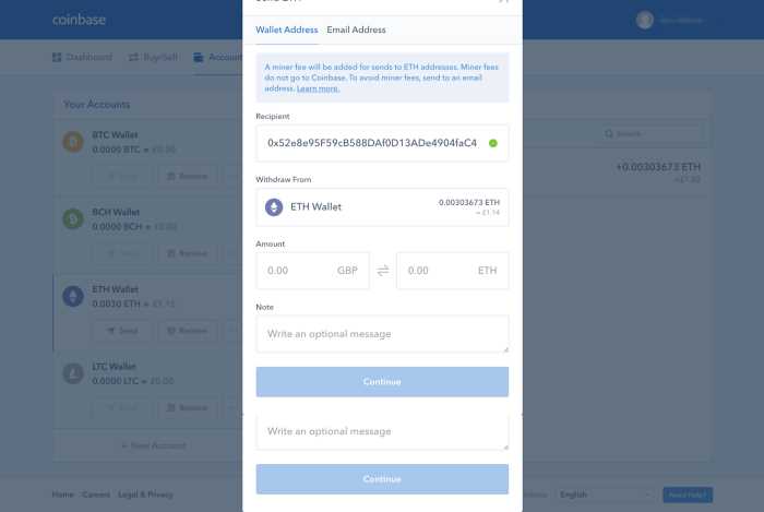 Step 3: Transfer Funds from Metamask to Coinbase