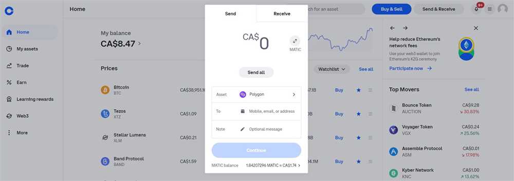 A step-by-step guide on connecting Coinbase to MetaMask