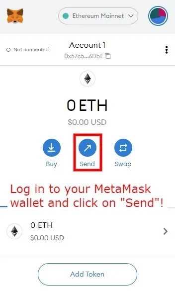 Steps for Cashing Out with Metamask