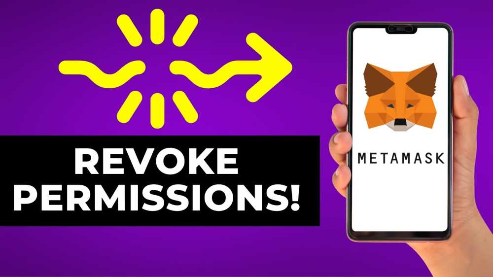 How to revoke permissions on Metamask