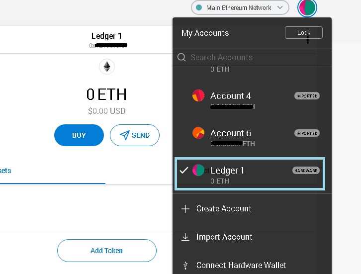 Step 3: Connect Metamask and Ledger Wallet