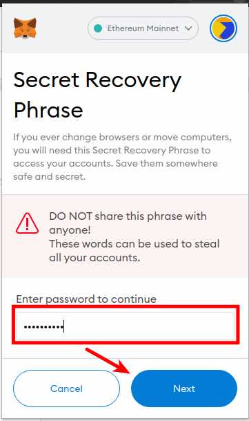 Ensuring Security: How to Safely Enter Your Secret Recovery Phrase on MetaMask Mobile