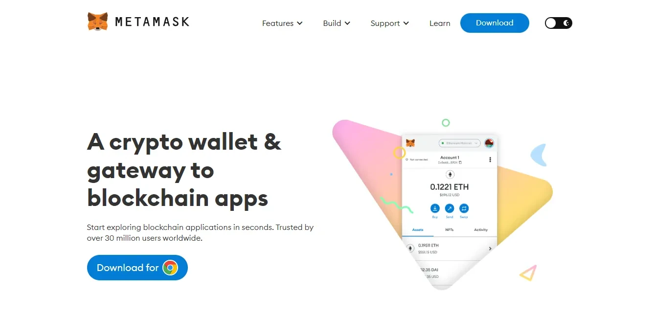 Step 2: Connect to Metamask