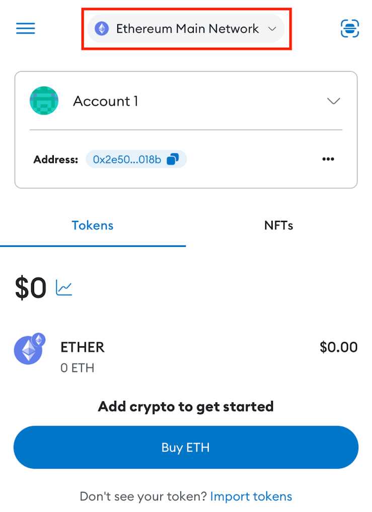 Step 2: Deposit Ethereum or Another Cryptocurrency to the DEX