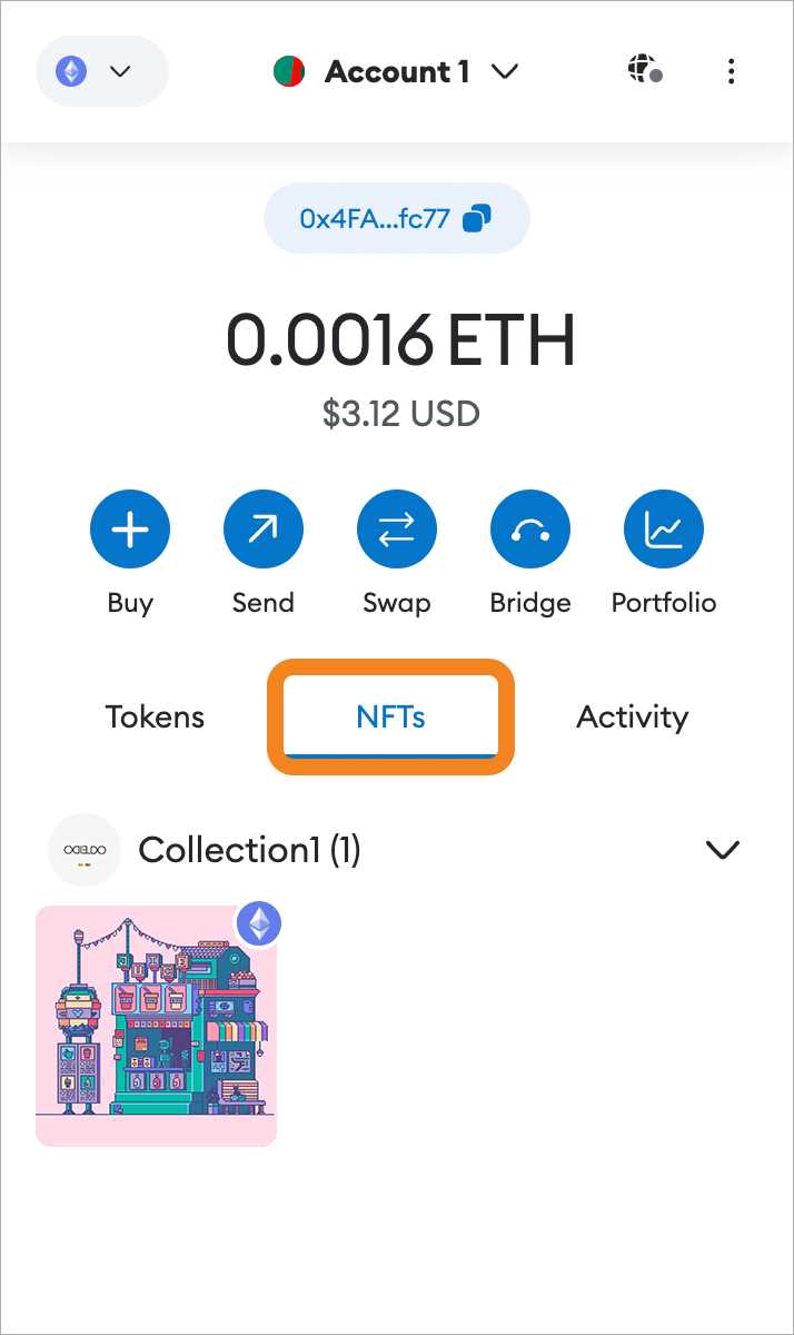 Discover and Manage Your NFT Collection in Metamask