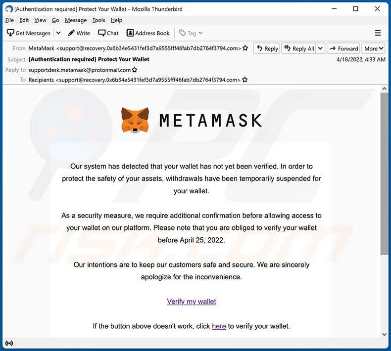 Protecting Your Metamask Wallet