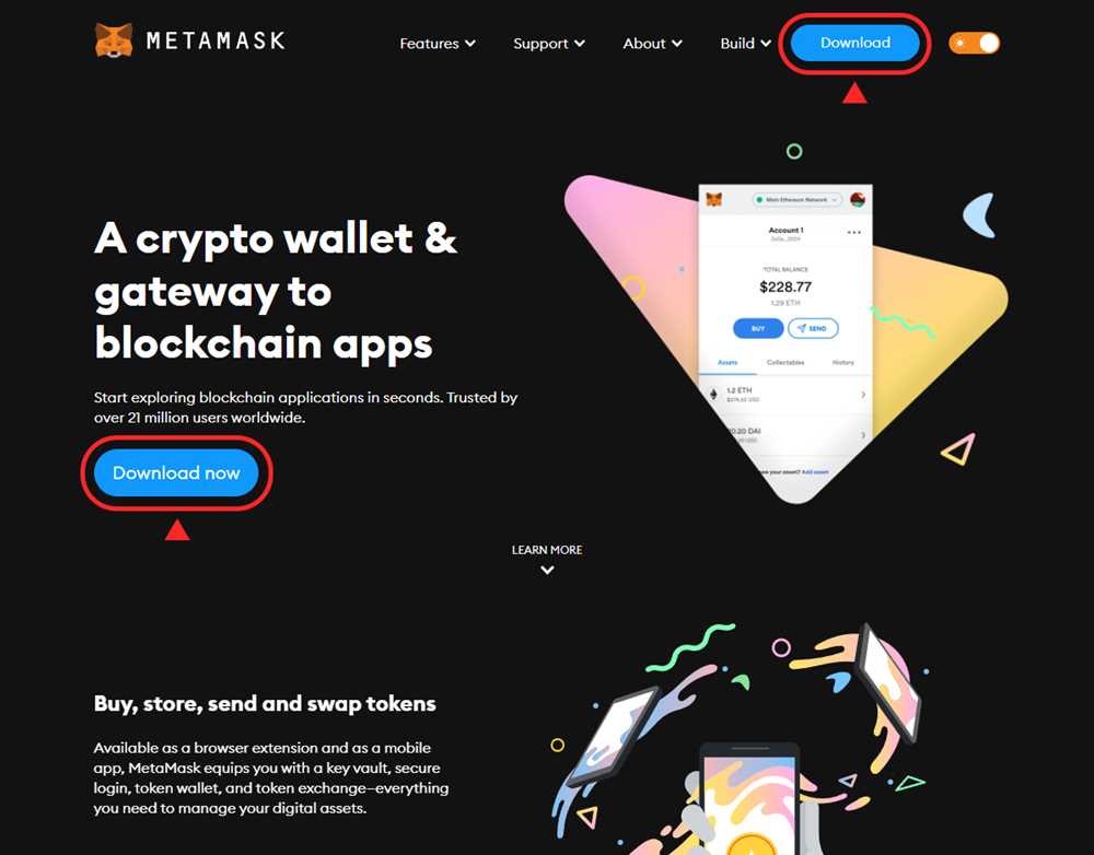 Download and Install Metamask from the App Store