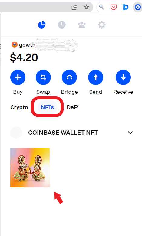 Step 2: Export NFT from Coinbase Wallet