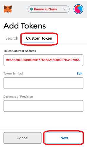 Step 3: Confirm and Add USDT Token