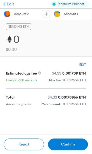 3. Use Metamask's Recommended Gas Limit