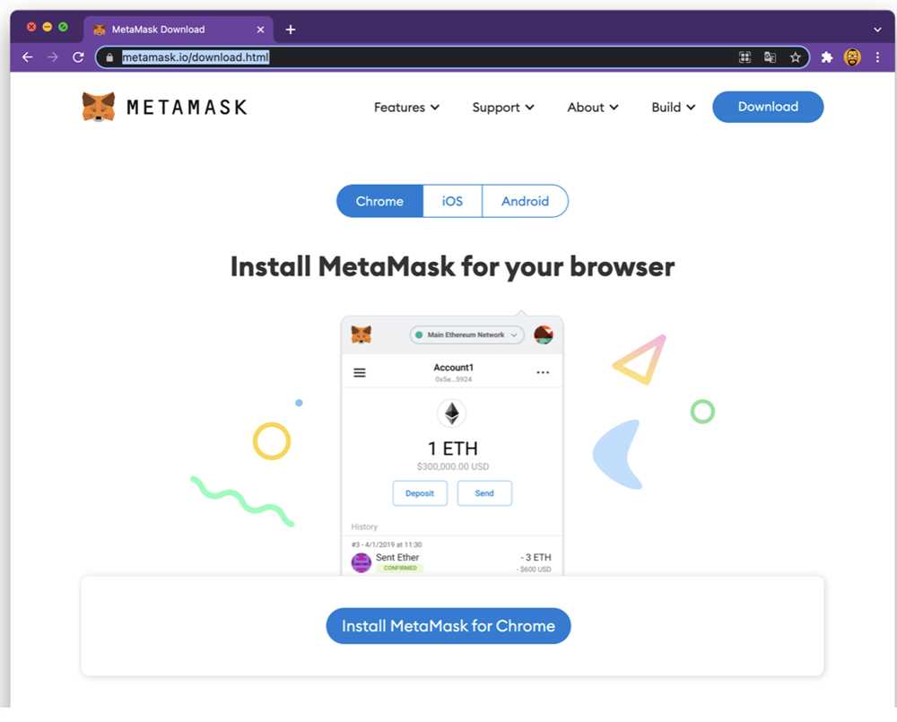 Install and open Metamask wallet