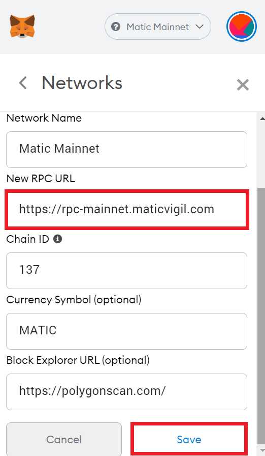 How to change the RPC network in Metamask: a detailed tutorial