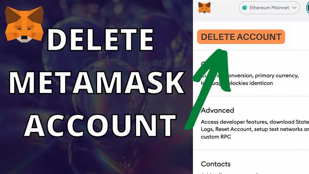 Step 3: Disconnect your Metamask account