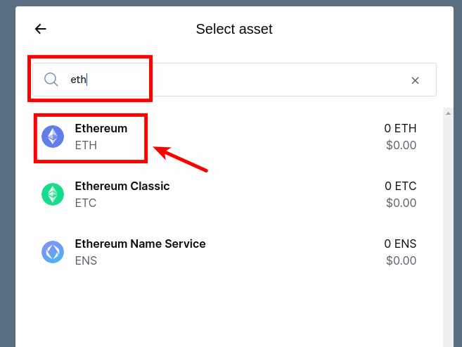 Step 4: Access your ethereum wallet in Coinbase
