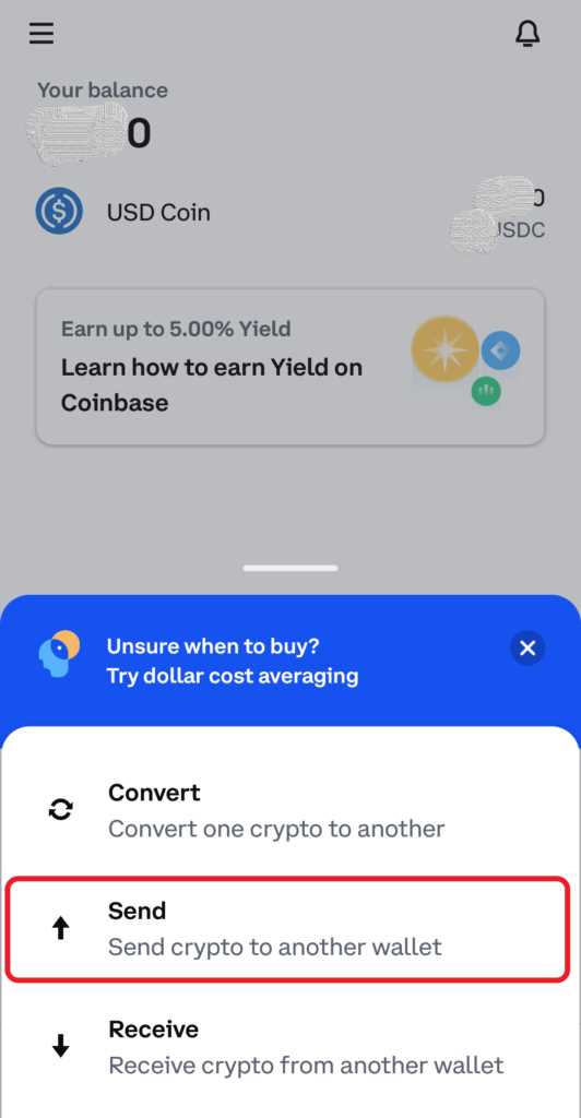 Step 1.8: Connect Coinbase Wallet