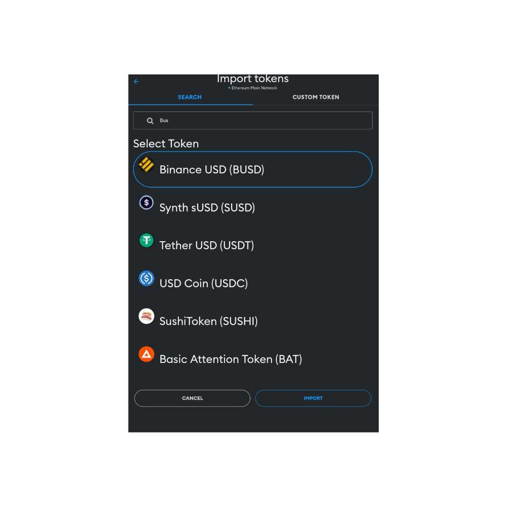 How to Connect a BUSD Address with MetaMask Wallet?