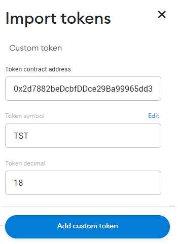 Benefits of importing tokens