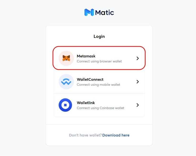 Building the Future with Matic Network and Metamask