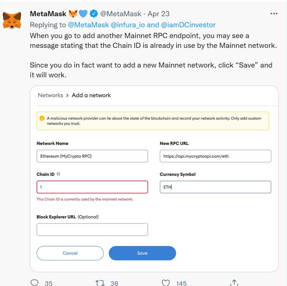 How to Add a Custom RPC to Metamask