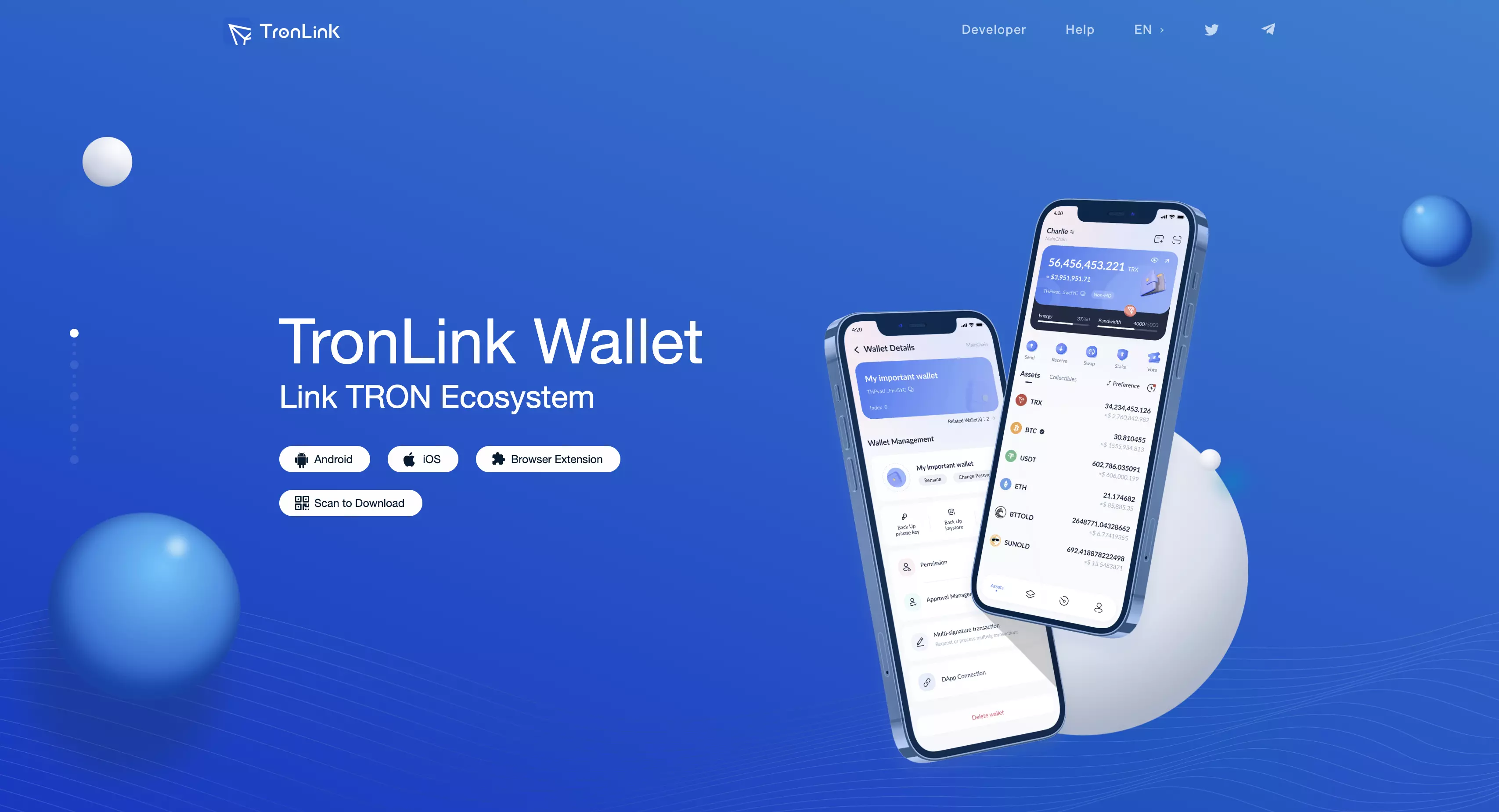 Step 4: Import Tron wallet